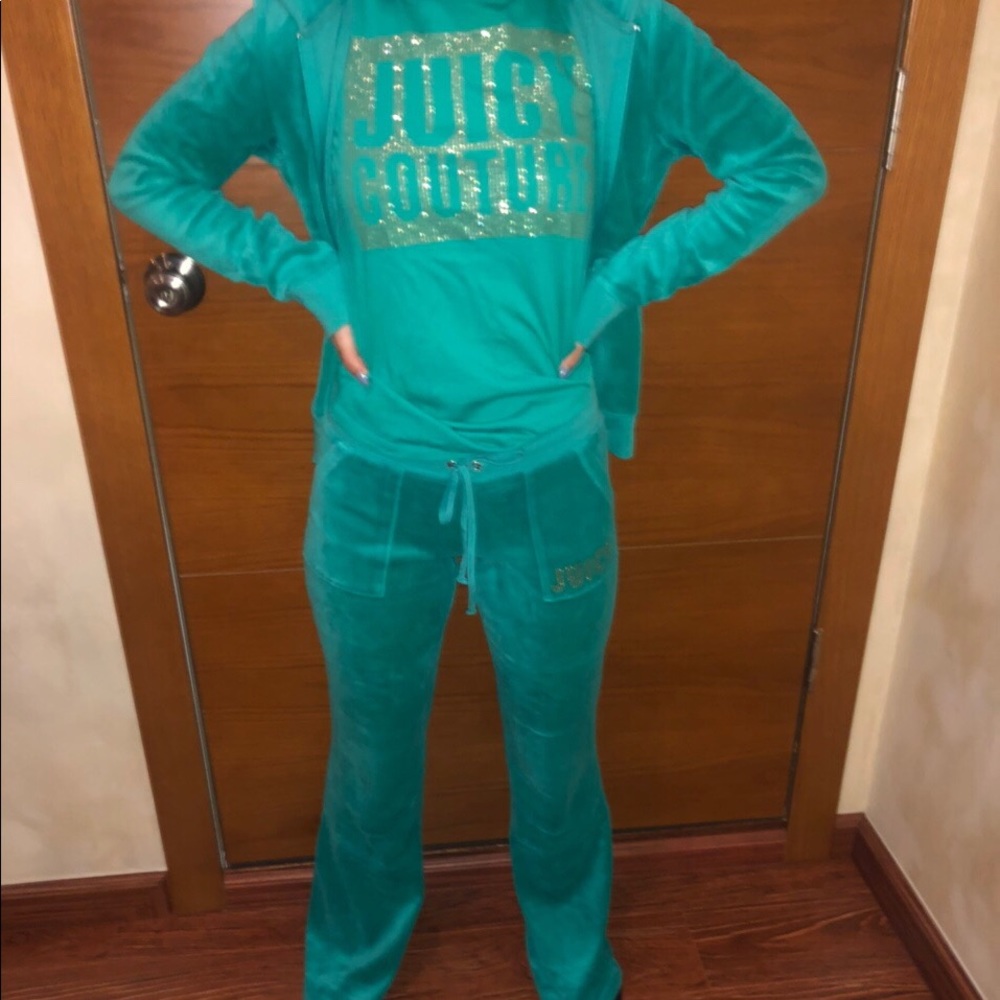 Teal juicy couture tracksuit!